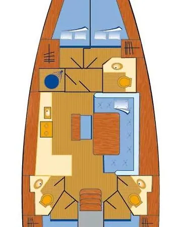 Πλωτό κατάλυμα Sailing Yacht Queen Eliza
